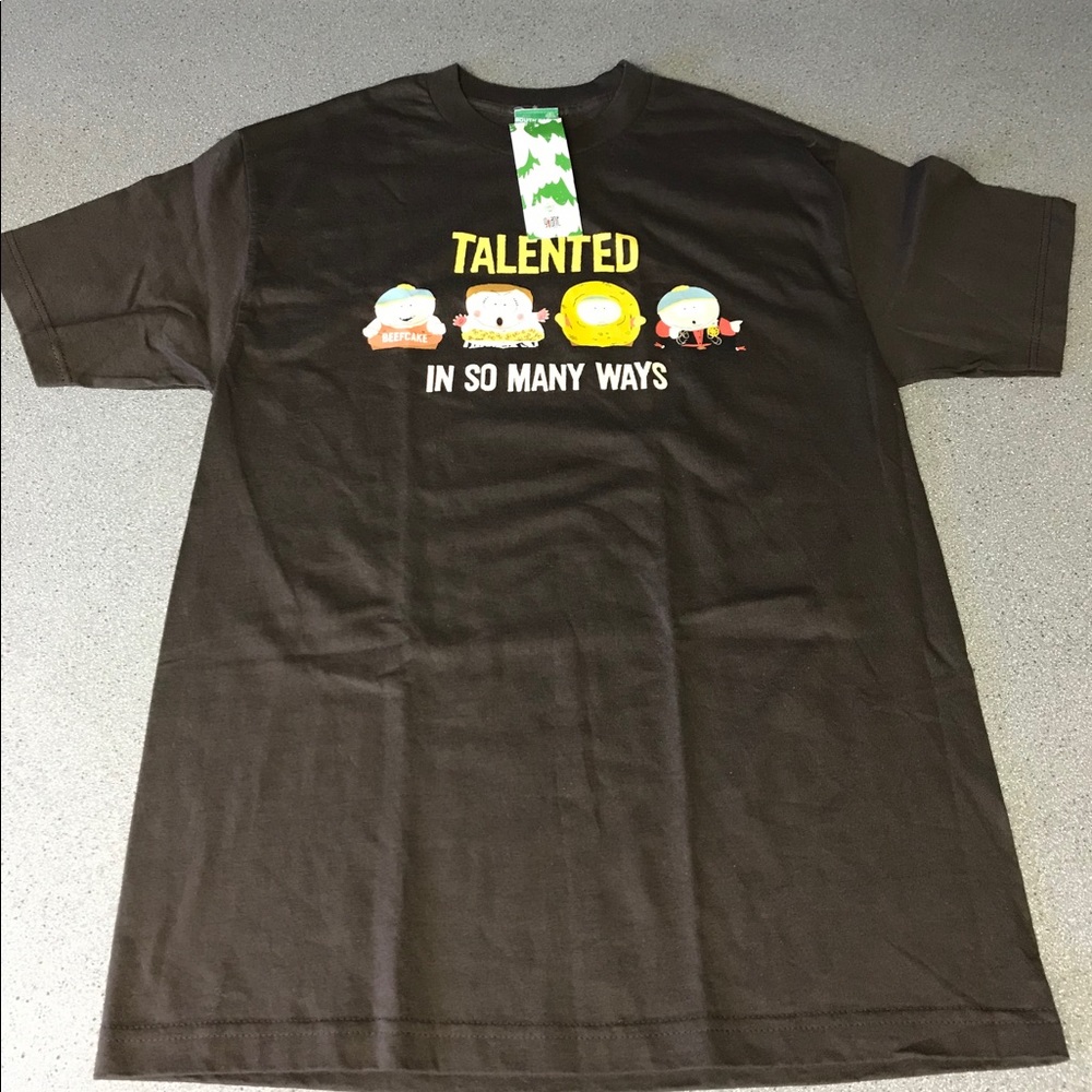 South Park Chocolate TShirt With Tags SZ LARGE